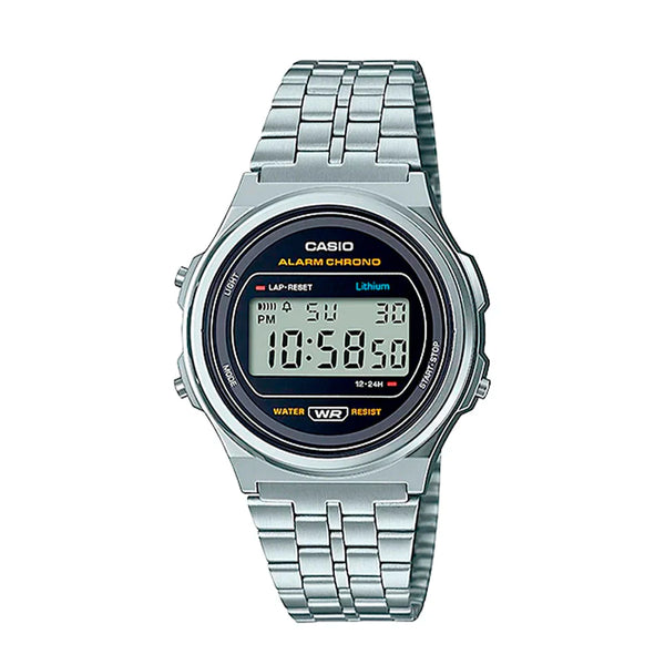 Reloj casio redondo negro new arrivals