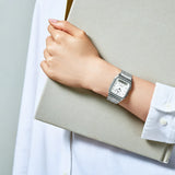 RELOJ CASIO VINTAGE AQ-230A-7DMQ PLATEADO - BLANCO "JANUS" ANA-DIGI