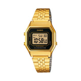 RELOJ CASIO VINTAGE LA680WGA-1DF NEGRO-DORADO MINI