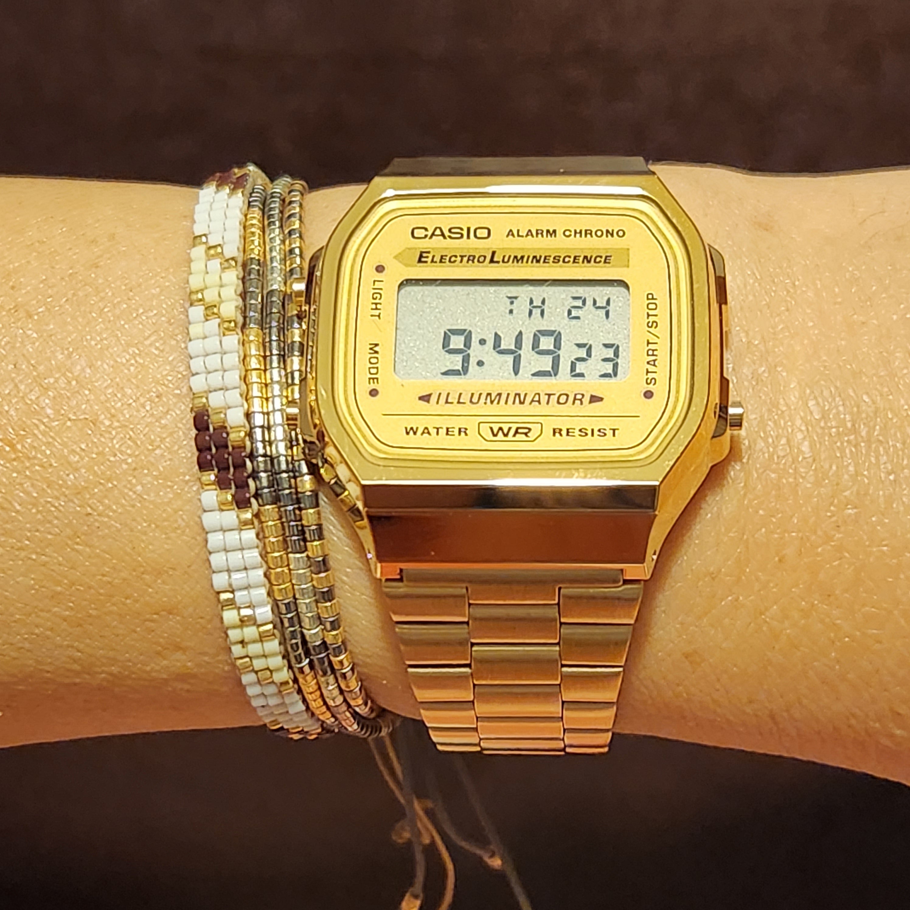 copy of Reloj Casio dorado retro vintage A168WG