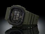 RELOJ CASIO VINTAGE G-SHOCK DW-5610SU-3DR VERDE PANTALLA NEGATIVA