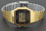 RELOJ CASIO VINTAGE LA680WGA-1DF NEGRO-DORADO MINI