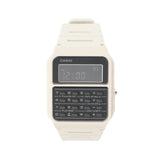 RELOJ CASIO VINTAGE CA-53WF-8BDF CALCULADORA BLANCO PANTALLA NEGATIVA