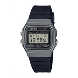 RELOJ CASIO VINTAGE F-91WM-1BDF GRIS NEGRO