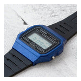 RELOJ CASIO VINTAGE F-91WM-2ADF AZUL NEGRO