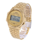 RELOJ CASIO VINTAGE A171WEG-9ADF NEGRO REDONDO DORADO