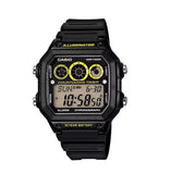 RELOJ CASIO VINTAGE AE-1300WH-1AVDF WORLD TIME COUNTDOWN NEGRO