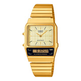 RELOJ CASIO VINTAGE AQ-800EG-9ADF ANA-DIGI DORADO