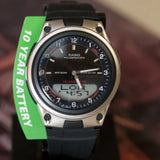 RELOJ CASIO AW-80-1AVDF ANA-DIGI TELEMEMO WORLDTIME