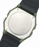 RELOJ CASIO VINTAGE F-91WM-3ADF VERDE NEGRO