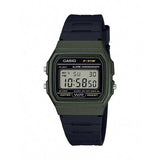 RELOJ CASIO VINTAGE F-91WM-3ADF VERDE NEGRO