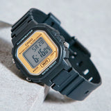 RELOJ CASIO VINTAGE LA-20WH-9ADF MINI NEGRO - AMARILLO