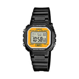 RELOJ CASIO VINTAGE LA-20WH-9ADF MINI NEGRO - AMARILLO