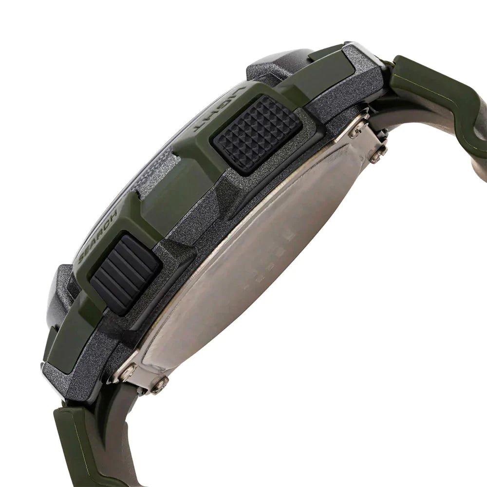 RELOJ CASIO VINTAGE AE 1000W 3AVDF WORLD TIME NEGRO VERDE