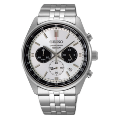 RELOJ SEIKO SSB425P1 ANÁLOGO CRONÓGRAFO BLANCO 