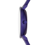 RELOJ ANÁLOGO SKAGEN MUJER MORADO PULSERA SILICONA