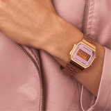 RELOJ CASIO VINTAGE A168WECM-5DF DORADO ROSADO