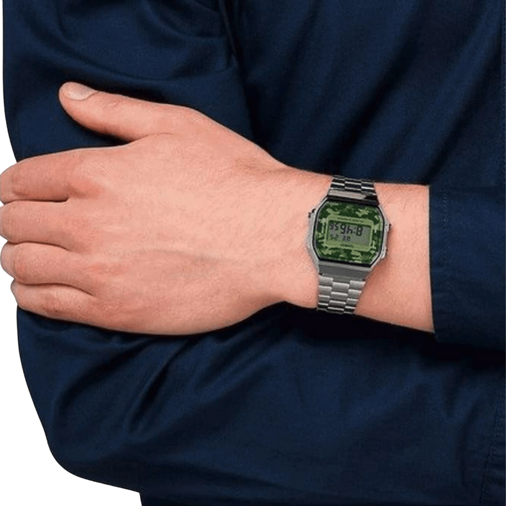 Reloj casio plateado camuflaje hotsell