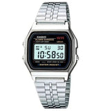 RELOJ CASIO VINTAGE A159W-N1DF PLATEADO MADE IN JAPAN