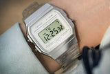 RELOJ CASIO VINTAGE F-91WS-7DF BLANCO PLATEADO TRANSPARENTE