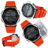 RELOJ CASIO VINTAGE AE-1000W-4BVDF PULSERA NARANJA