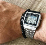 RELOJ CASIO VINTAGE A500WA-1DF PLATEADO WORLD TIME