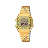 RELOJ CASIO VINTAGE LA680WGA-9CDF DORADO FLORES MUJER MINI