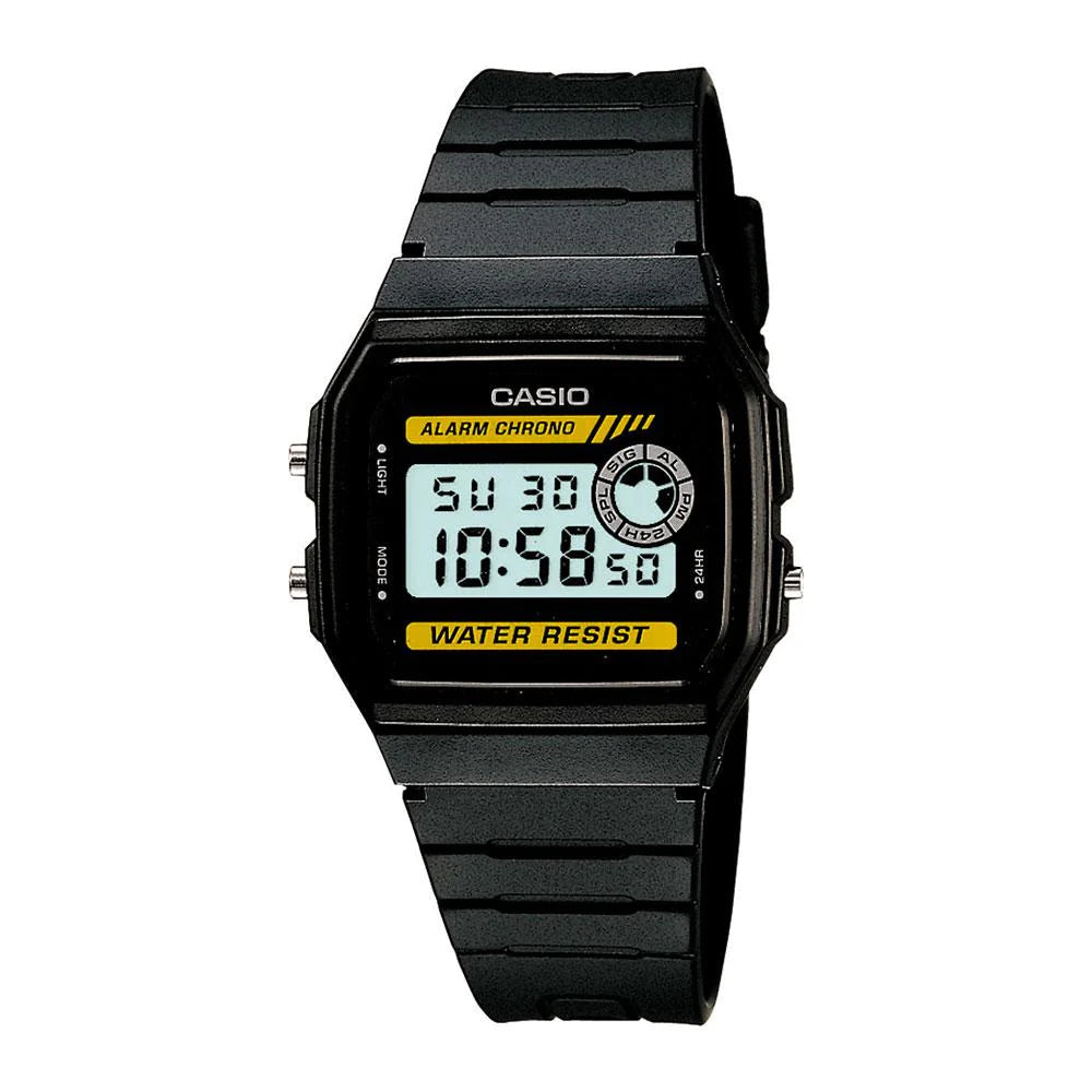 RELOJ CASIO VINTAGE F-94WA-9DG NEGRO