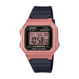 RELOJ CASIO VINTAGE W-217HM-5AVDF ROSA METALIZADO NUMEROS GRANDES