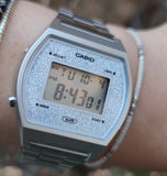 RELOJ CASIO VINTAGE B640WDG-7DF BLANCO GLITTER