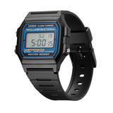 RELOJ CASIO VINTAGE F-105W-1ADF NEGRO - AZUL ILLUMINATOR