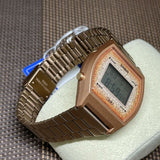 RELOJ CASIO VINTAGE B640WCG-5DF ROSADO GLITTER