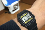 RELOJ CASIO VINTAGE F-94WA-9DG NEGRO