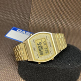 RELOJ CASIO VINTAGE B640WGG-9DF DORADO GLITTER