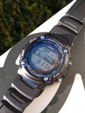 RELOJ CASIO SOLAR W-S210H-1AVDF NEGRO / AZUL WORLD TIME Y MOON DATA (EXCLUSIVO)