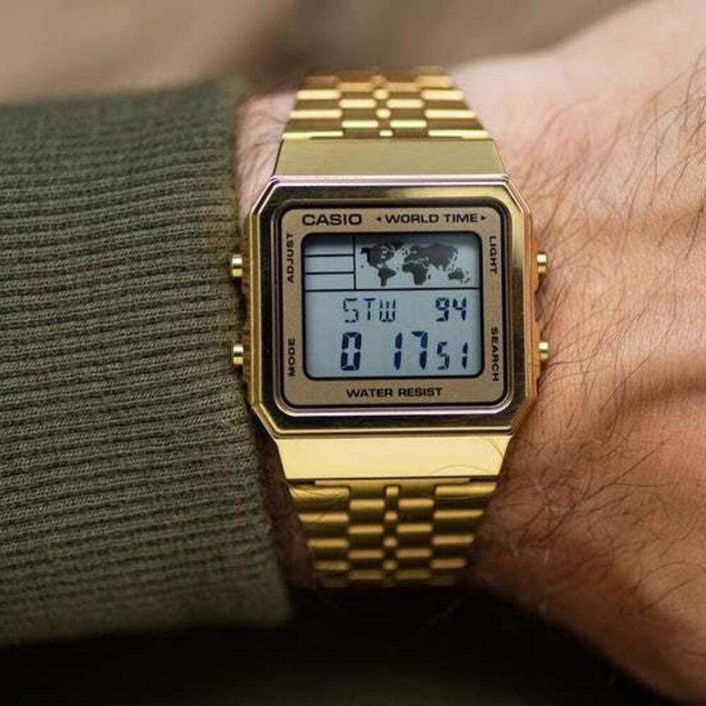 Comprar Reloj Casio Vintage World Time dorado