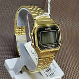 RELOJ CASIO VINTAGE LA680WGA-1BDF NEGRO-DORADO MINI